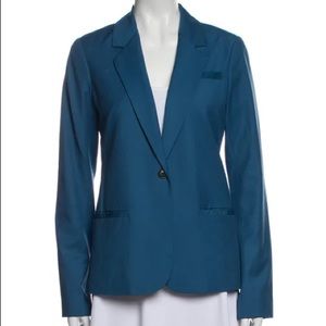 Elizabeth and James single button blazer jacket long sleeves padded shoulder